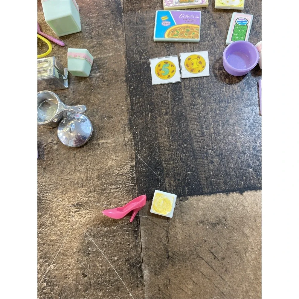 Vintage 1980s-90s Barbie Accessory Lot - 82 Pieces - Shoes, Furniture, Hair Care
